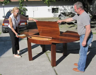 Extendable Dining Table by Otto Prutcher — image 2
