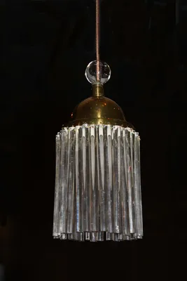 Three Light Vienna Secession Chandelier — image 3