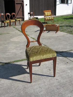 Biedermeier Side Chairs, Set of 8 — image 5