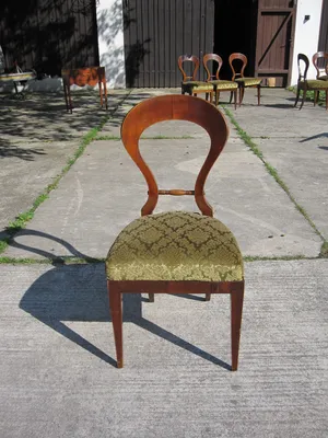 Biedermeier Side Chairs, Set of 8 — image 11
