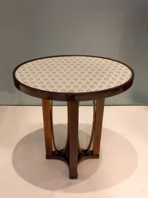 Rare Oval Table by Gustav Siegel — image 2