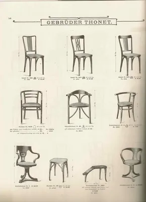 Thonet Brother Three Legged Chairs — image 2