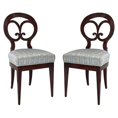 Biedermeier Side Chairs Set of 4