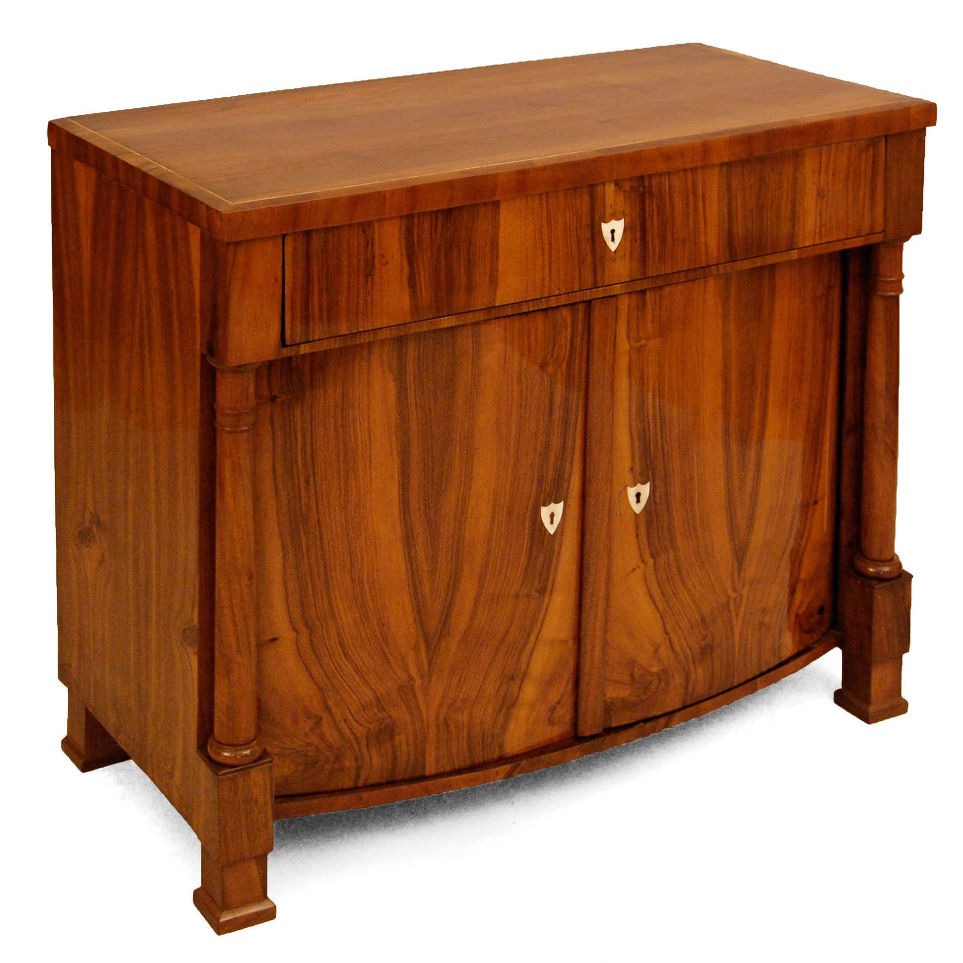 Biedermeier Writing Chest w Columns
