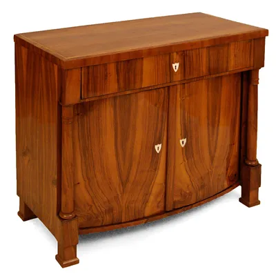 Biedermeier Writing Chest w Columns