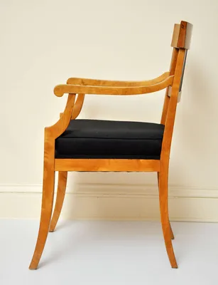 Blonde Biedermeier chair — image 3