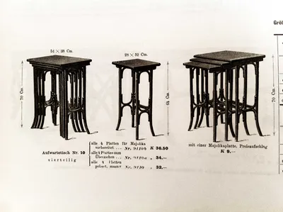 Set of Thonet Nesting Tables — image 2
