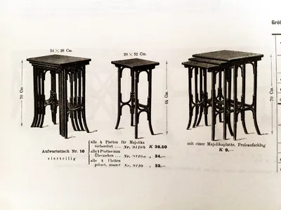 Set of Thonet Nesting Tables — image 13