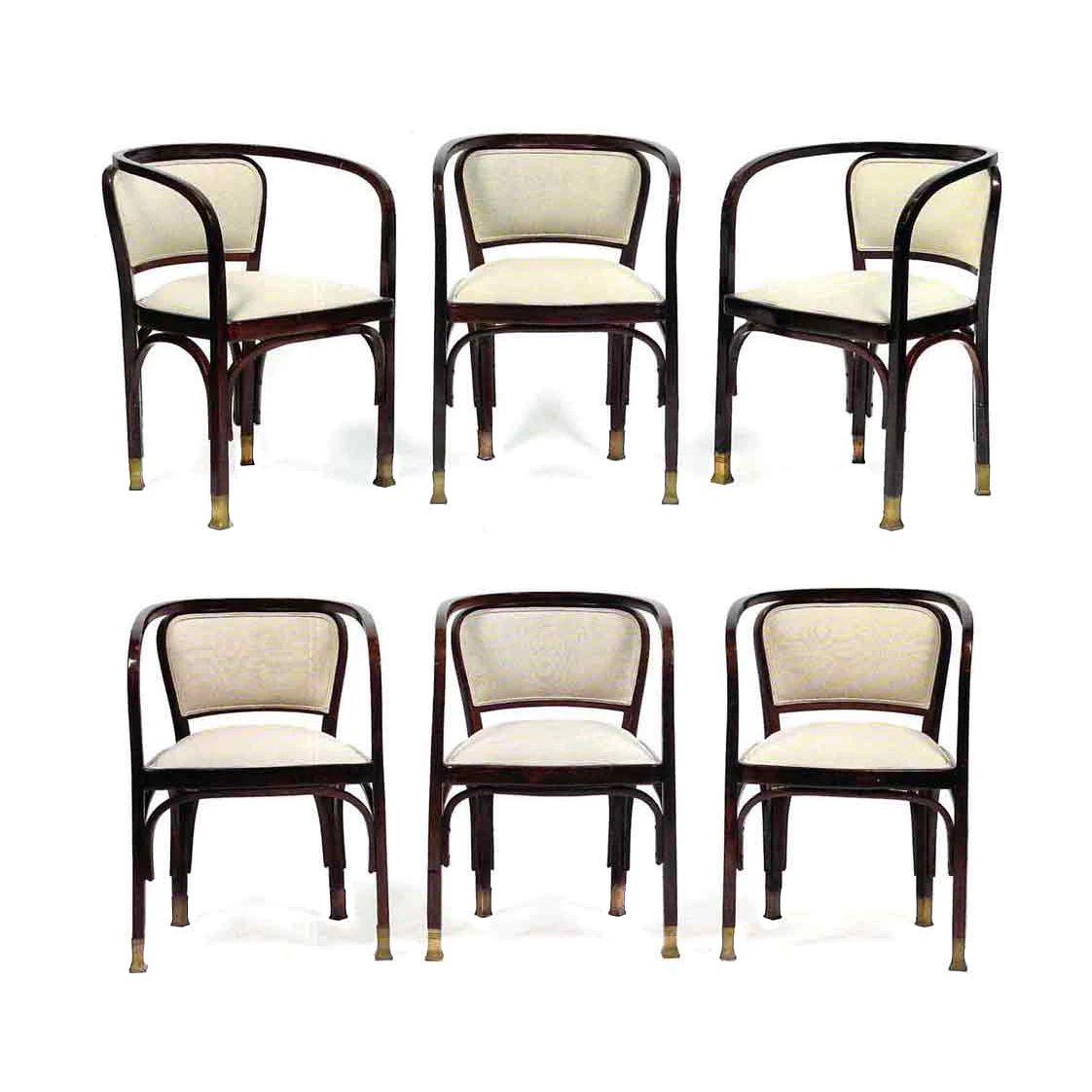 Two Armchairs by Gustav Siegel
