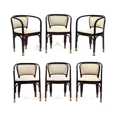 Two Armchairs by Gustav Siegel