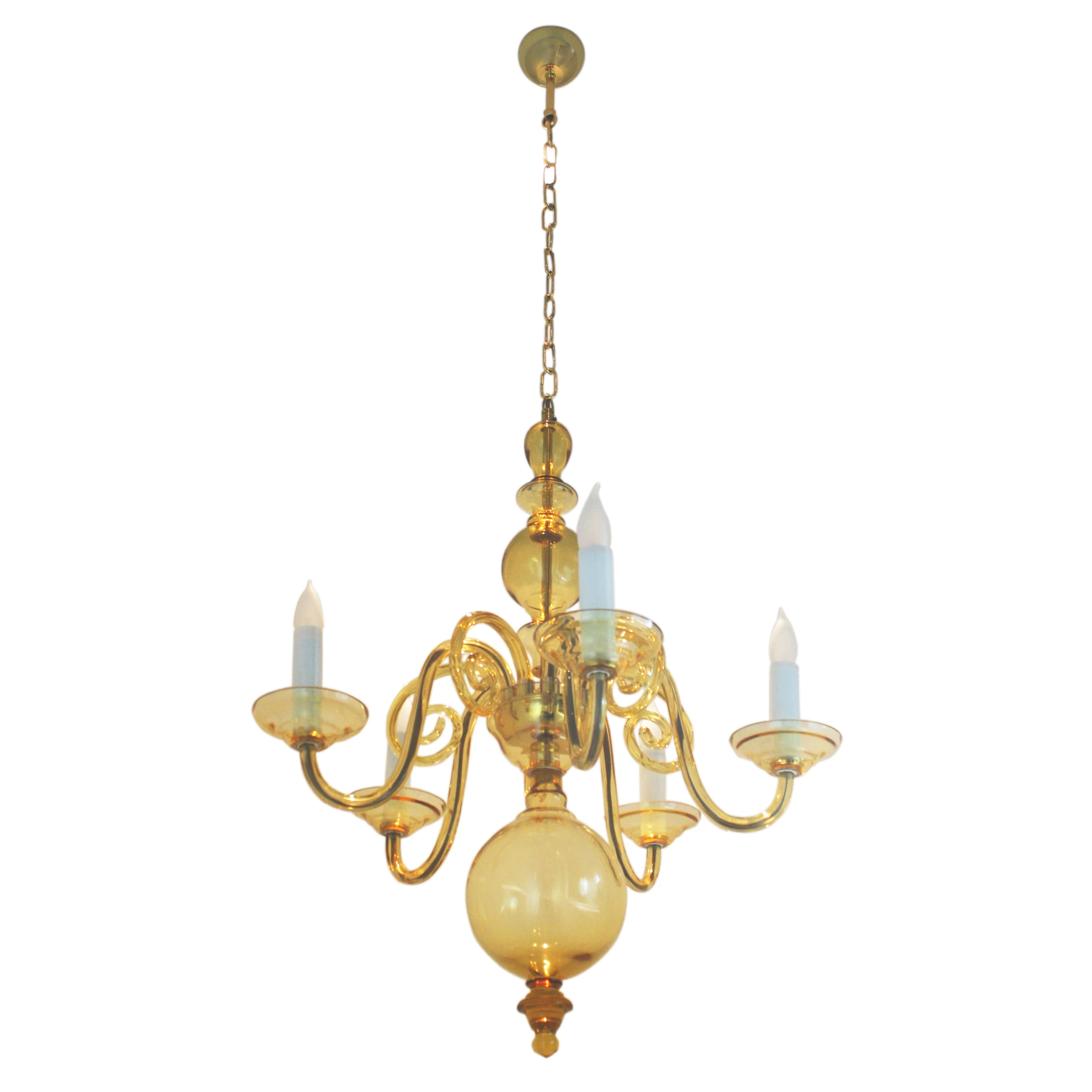 Murano Glass Chandelier by Tino Rossi