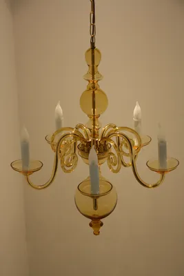Murano Glass Chandelier by Tino Rossi — image 8