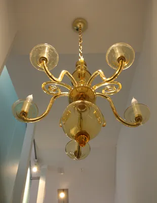 Murano Glass Chandelier by Tino Rossi — image 6