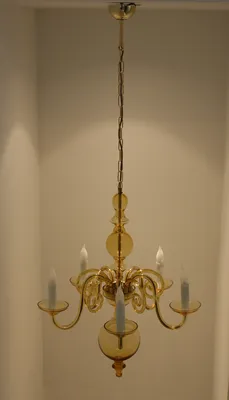 Murano Glass Chandelier by Tino Rossi — image 10