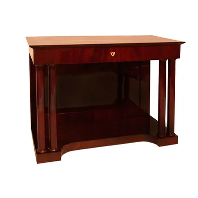 Biedermeier mahogany console