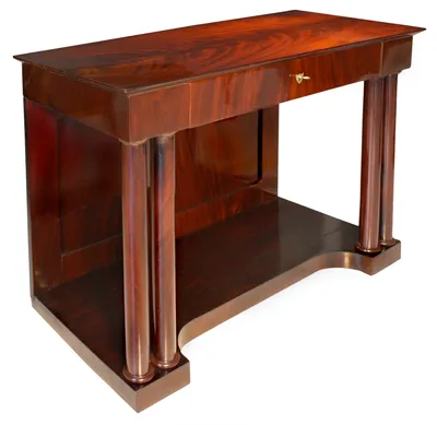 Biedermeier mahogany console — image 6