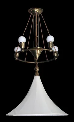 French Art Deco Light Fixture — image 5