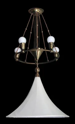 French Art Deco Light Fixture — image 2