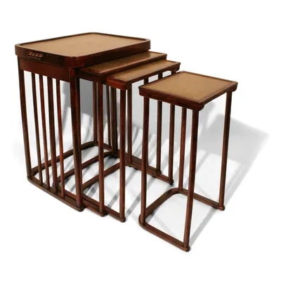 Josef Hoffman Nesting Tables, set of 4