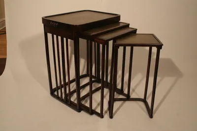 Josef Hoffman Nesting Tables, set of 4 — image 11