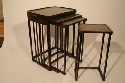 Josef Hoffman Nesting Tables, set of 4 — image 40