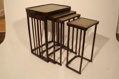 Josef Hoffman Nesting Tables, set of 4 — image 29