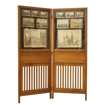 Two-Fold Pictorial Screen