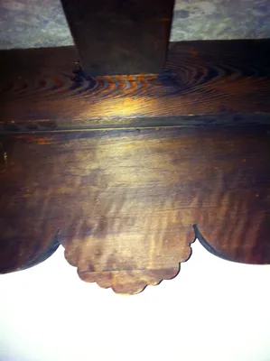 Italian Baroque Carved Desk with Marble Top — image 8