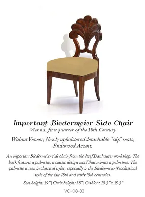Side Chair from the Josef Danhauser Workshop