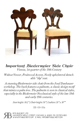 Pair of Side Chairs from the Josef Danhauser Workshop — image 6