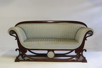 Biedermeier Danhauser Settee — image 4