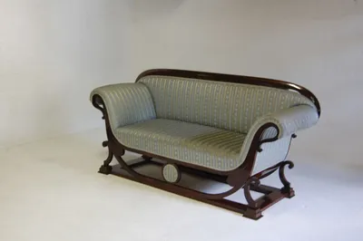 Biedermeier Danhauser Settee — image 5