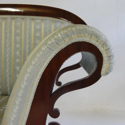 Biedermeier Danhauser Settee — image 7