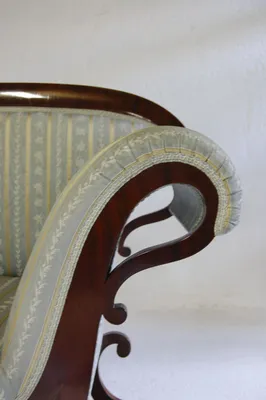 Biedermeier Danhauser Settee — image 8
