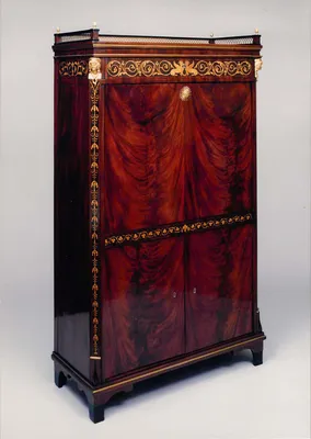 Biedermeier Mahogany Secretaire — image 54