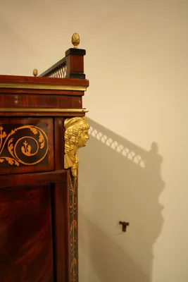 Biedermeier Mahogany Secretaire — image 30