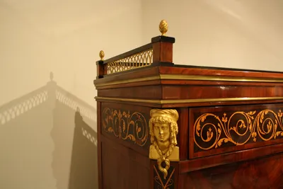 Biedermeier Mahogany Secretaire — image 22