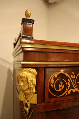 Biedermeier Mahogany Secretaire — image 32