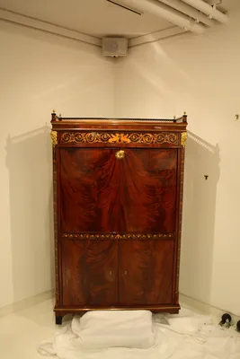 Biedermeier Mahogany Secretaire — image 17