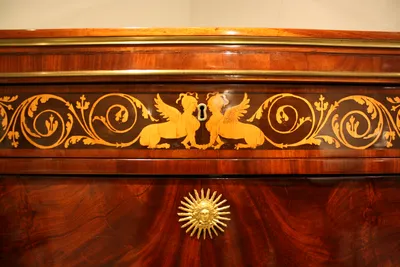 Biedermeier Mahogany Secretaire — image 41