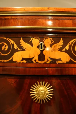 Biedermeier Mahogany Secretaire — image 40