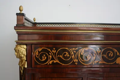 Biedermeier Mahogany Secretaire — image 16