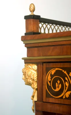 Biedermeier Mahogany Secretaire — image 73