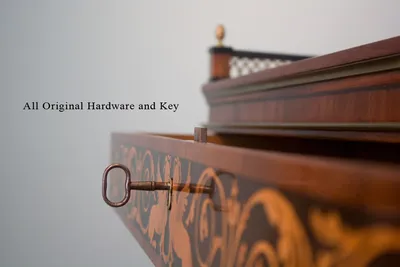 Biedermeier Mahogany Secretaire — image 8