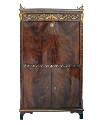 Biedermeier Mahogany Secretaire — image 7