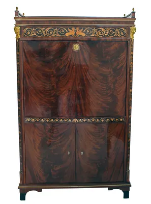 Biedermeier Mahogany Secretaire — image 84