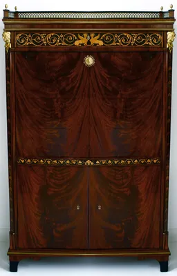 Biedermeier Mahogany Secretaire — image 11