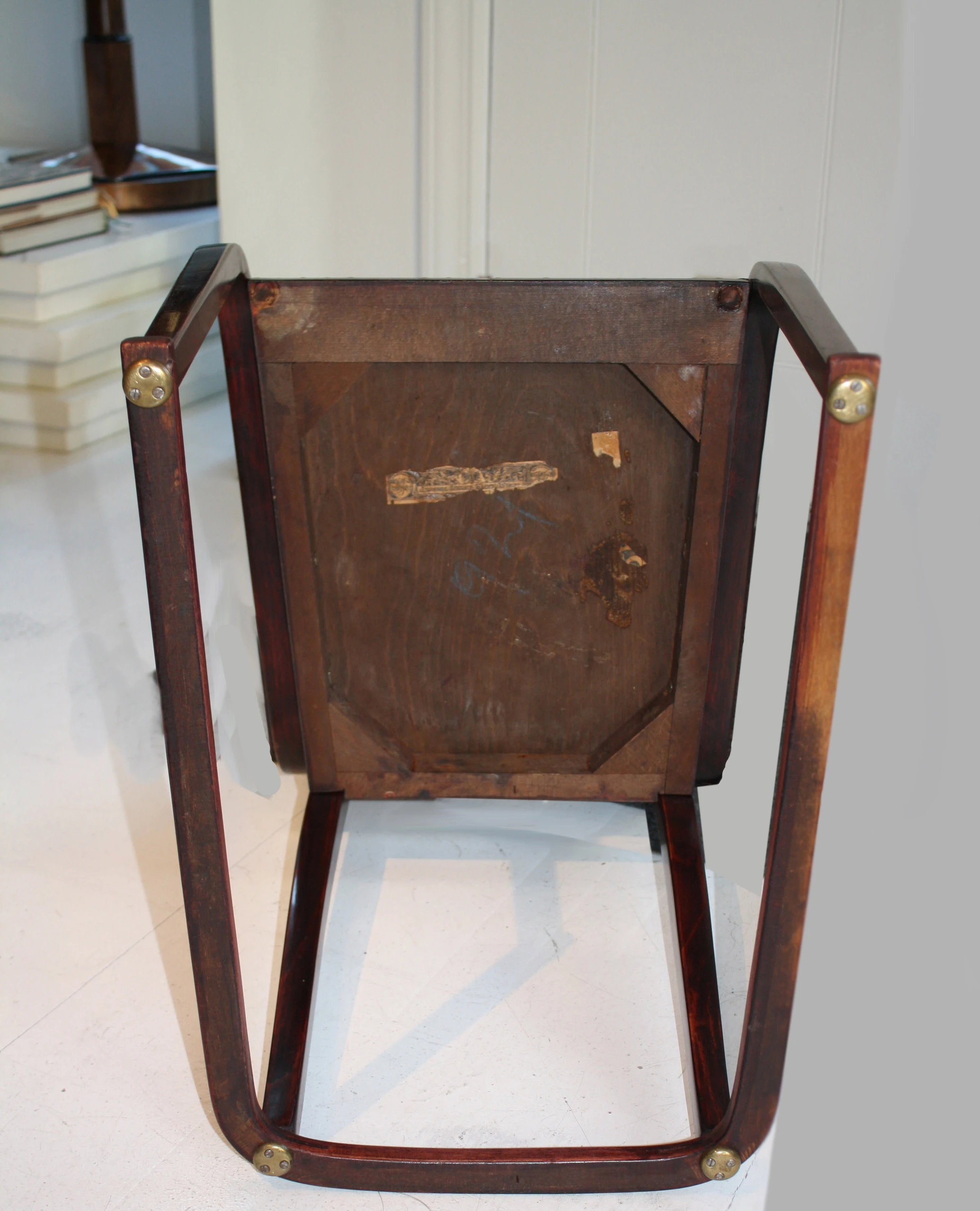 Tooled Leather Chair by J&J Kohn