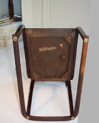 Tooled Leather Chair by J&J Kohn