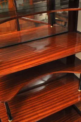 Biedermeier Mahogany Vitrine — image 6